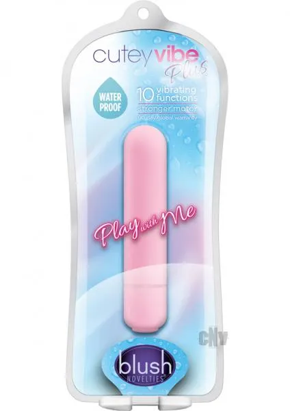 Play With Me Vibrators Cutey Vibe Plus Bullet Vibrator Pink Play With Me Vibrators Cutey Vibe Plus Bullet Vibrator Pink