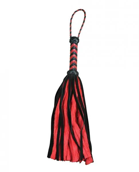 Plesur Anal Plesur 17 Suede Fluffy Faux Fur Tails BlackRed