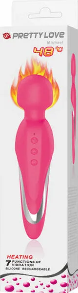 Pretty Love Vibrators Warming Wand Michael Pink