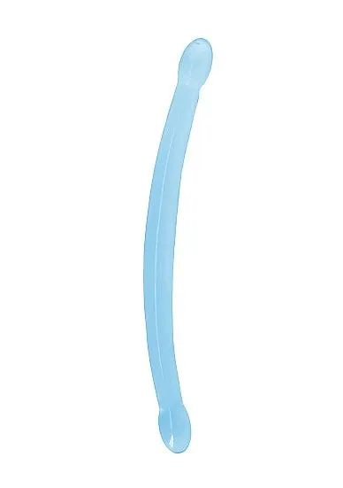 Realrock Non Realistic Double Dong 17in Blue Seductucom Dildos