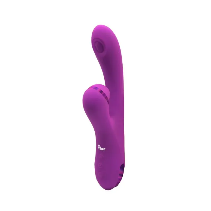 Rechargeable Thumping Suction Rabbit Dazzle Berry Viben Female Sex Toys