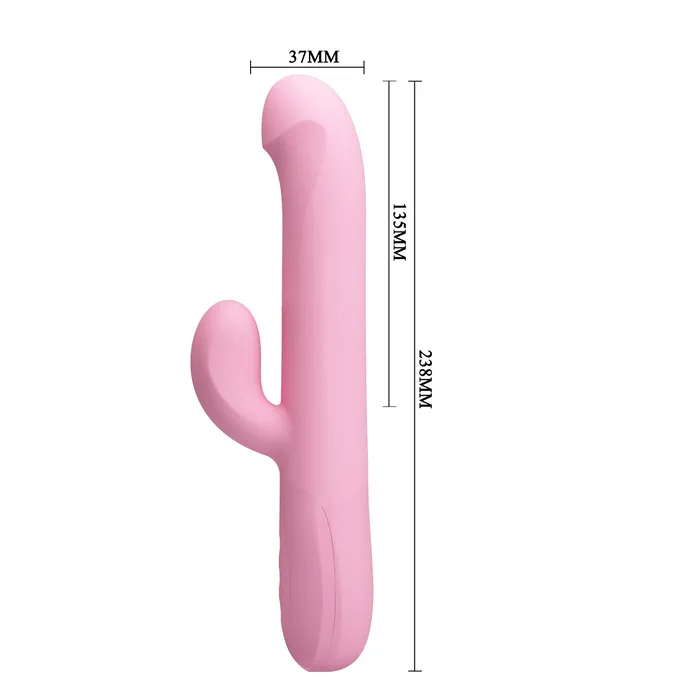 Rotating Rabbit Vibrator Truman Pink Pretty Love Vibrators