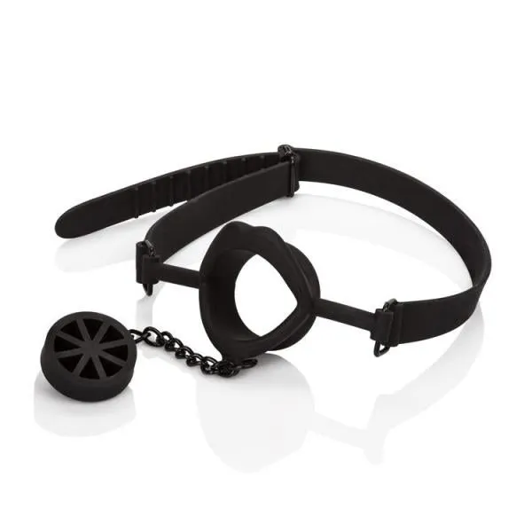 Scandal Anal Scandal Silicone Stopper Gag Black