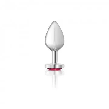 Seductucom Anal Cheeky Charms Heart Bright Pink Medium Silver Plug Seductucom Anal Cheeky Charms Heart Bright Pink Medium Silver Plug
