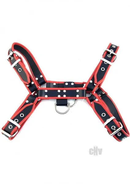 Seductucom Anal Rouge Over The Head Front Harness Medium BlackRed