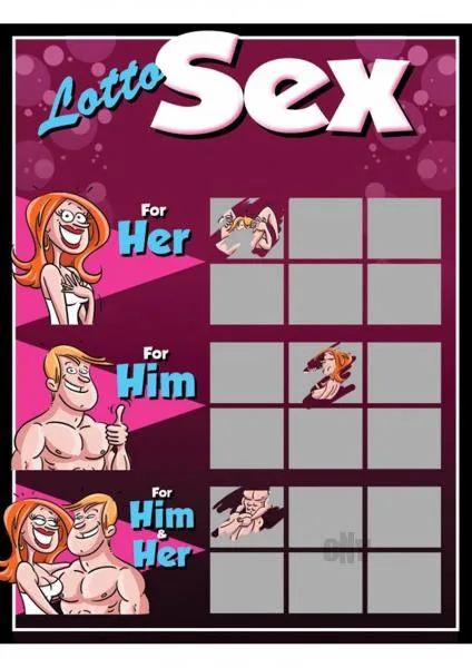 Seductucom Couples Lotto Sex Scratcher
