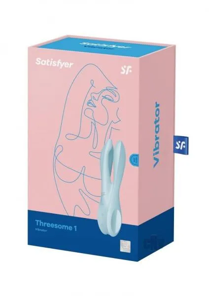 Seductucom Vibrators Satisfyer Threesome 1 Light Blue