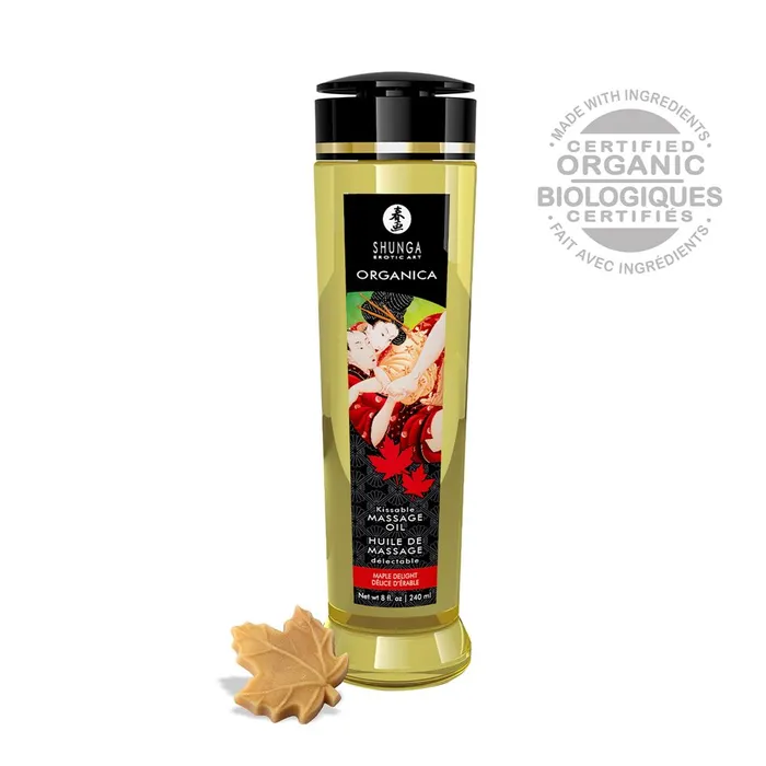 Shunga Massage Oil Organica Maple Delight Lovetwoo Couples
