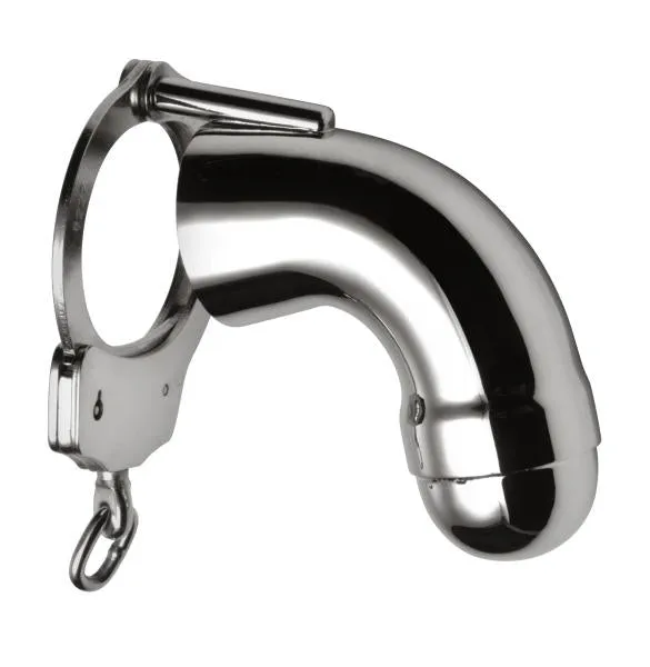 Stainless Steel Chastity Cock Cuff Master series Male Sex Toys