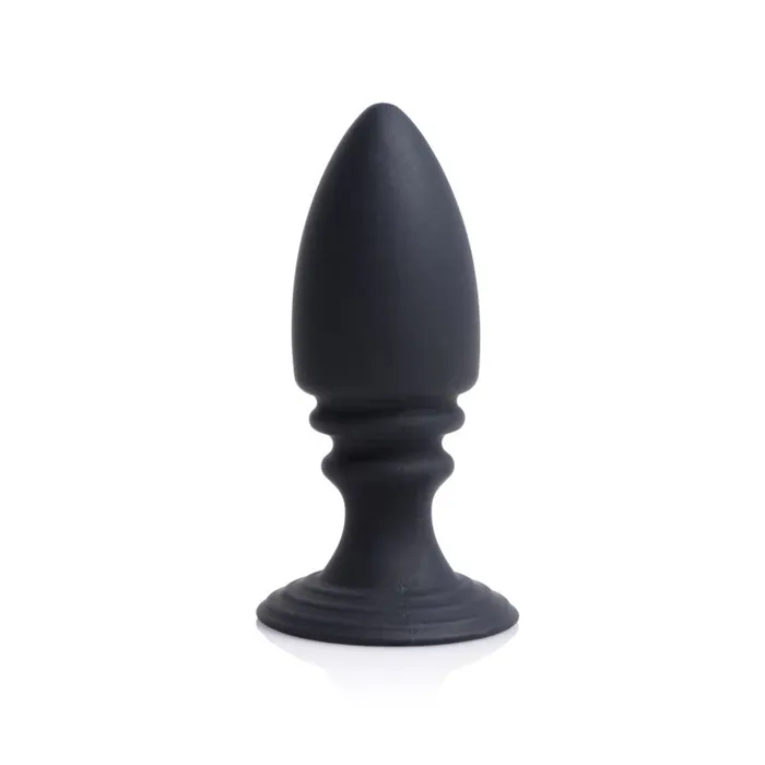 Strict Male Chastity Harness w Anal Plug Black Anal