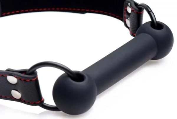 Strict Silicone Bit Gag Black OS STRICT Anal Strict Silicone Bit Gag Black OS STRICT Anal