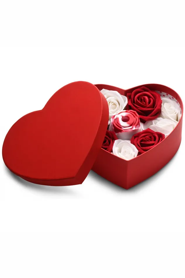 The Rose Lovers Gift Box 10x Clit Suction Rose Swirl Sd Vibrators