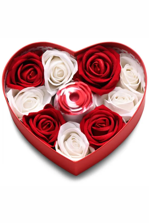 The Rose Lovers Gift Box 10x Clit Suction Rose Swirl Sd Vibrators