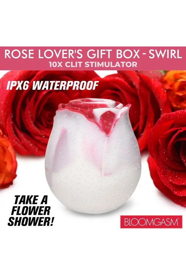 The Rose Lovers Gift Box 10x Clit Suction Rose Swirl Sd Vibrators