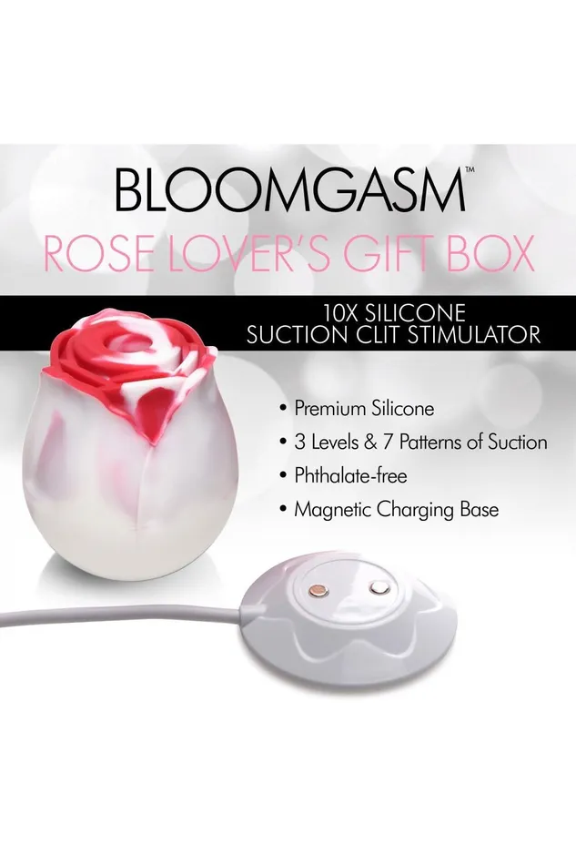 The Rose Lovers Gift Box 10x Clit Suction Rose Swirl Sd Vibrators