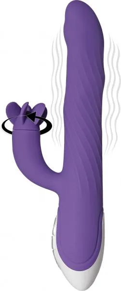 Tilt O Whirl Purple Rabbit Vibrator Evolved Vibrators Tilt O Whirl Purple Rabbit Vibrator Evolved Vibrators
