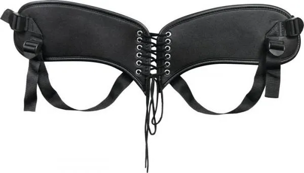Ultimate Adjustable Harness Black Faux Leather OS Evolved Anal Ultimate Adjustable Harness Black Faux Leather OS Evolved Anal