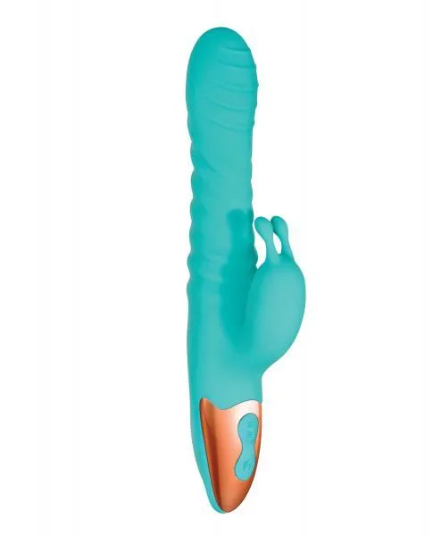 Vibrators Adam Eve Aande Heat Me Up Warm Rabbit Aqua