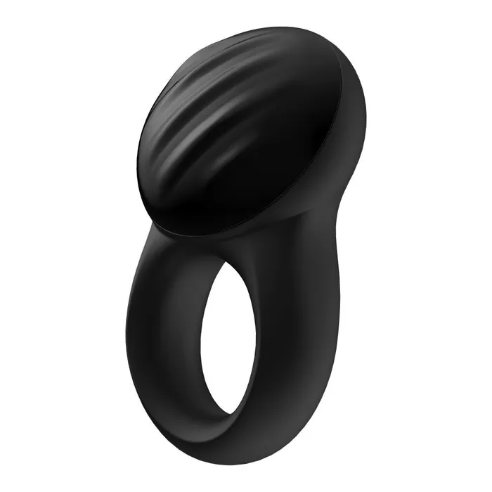 Vibrators Lovetwoo Satisfyer App Enabled Signet Ring Black