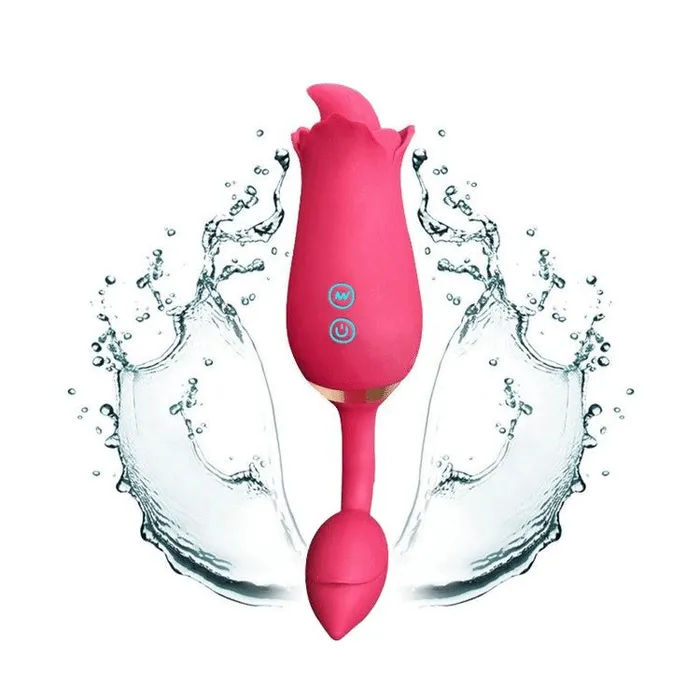 Vibrators OOTYEMO Rose Toy with Vibrating Eggs