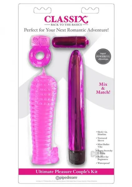 Vibrators Pipedream Classix Ultimate Pleasure Couples Kit Pink