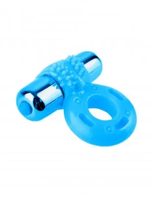 Vibrators Pipedream Neon Vibrating Couples Kit Blue Vibrators Pipedream Neon Vibrating Couples Kit Blue
