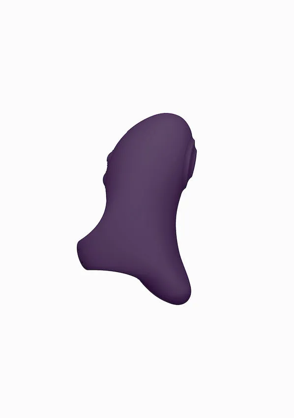 VIVE Ergonomic Clitoral Finger Vibrator Hana Purple Shots Toys Female Sex Toys