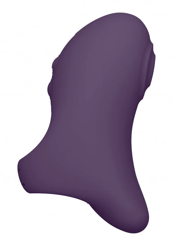 VIVE Ergonomic Clitoral Finger Vibrator Hana Purple Shots Toys Female Sex Toys