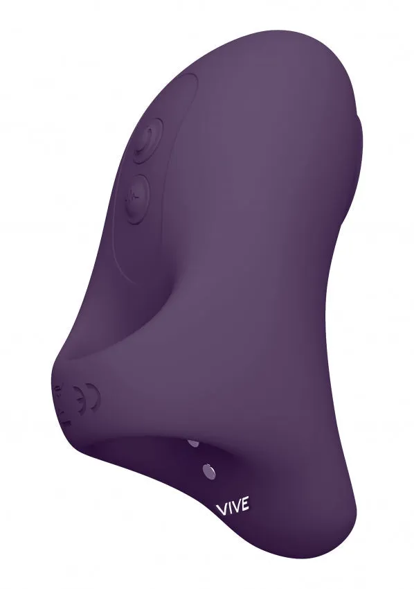 VIVE Ergonomic Clitoral Finger Vibrator Hana Purple Shots Toys Female Sex Toys