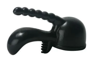 Wand Essentials 3 Teez Attachment Black Bulk Wand Essentials Vibrators