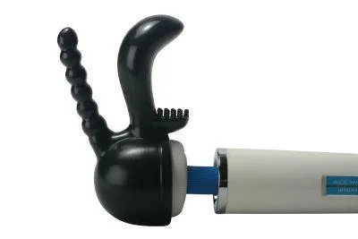 Wand Essentials 3 Teez Attachment Black Bulk Wand Essentials Vibrators Wand Essentials 3 Teez Attachment Black Bulk Wand Essentials Vibrators