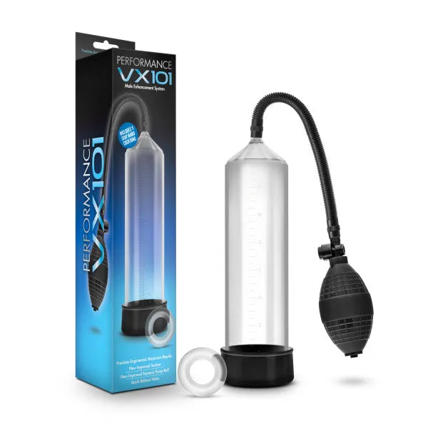Anal All Novelties PERFORMANCE VX101 ENHANCEMENT PUMP CLEAR
