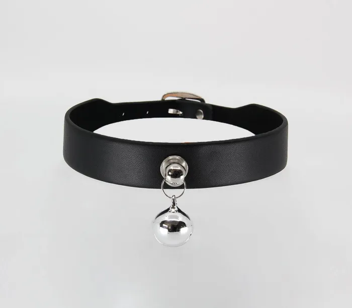 Berlin Baby Vegan Leather Bell Collar Love In Leather Restraints