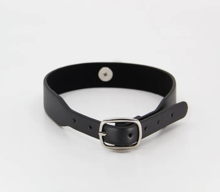 Berlin Baby Vegan Leather Bell Collar Love In Leather Restraints