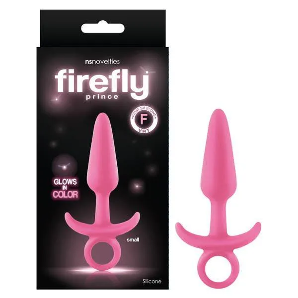 Firefly Prince GlowinDark Small Plug Pink NS Novelties Anal