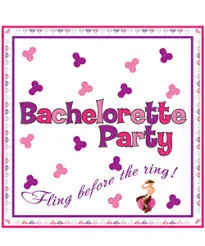 Hott Products Vibrators Bachelorette Party Napkins