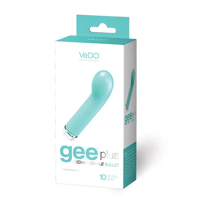 VEDO Vibrators VeDO Geeplus Rechargeable Vibe Tease Me Turquoise