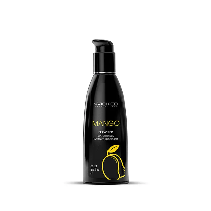 Wicked Aqua Mango Mango Flavoured Water Based Lubricant 60 ml 2 oz Bottle Wicked Lubricants Wicked Aqua Mango Mango Flavoured Water Based Lubricant 60 ml 2 oz Bottle Wicked Lubricants