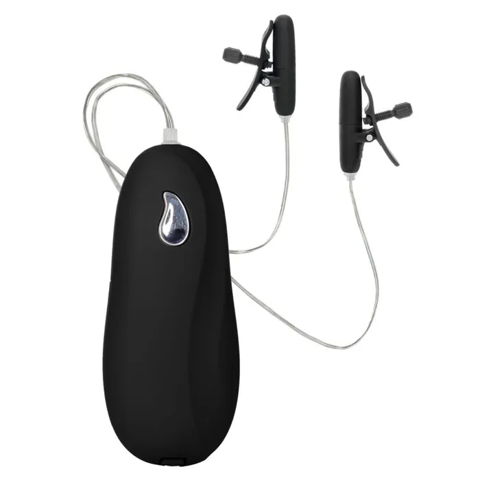 Anal California Exotic Black Heated Vibrating Nipple Teasers