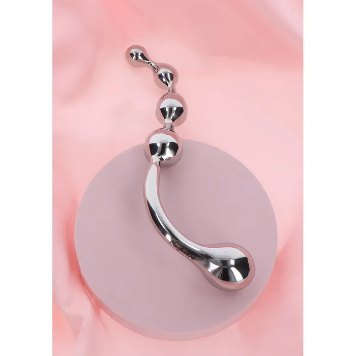 Anal Flow and Bulb Pleasure Wand Steel Anal Vaginal Dildo Playhouse