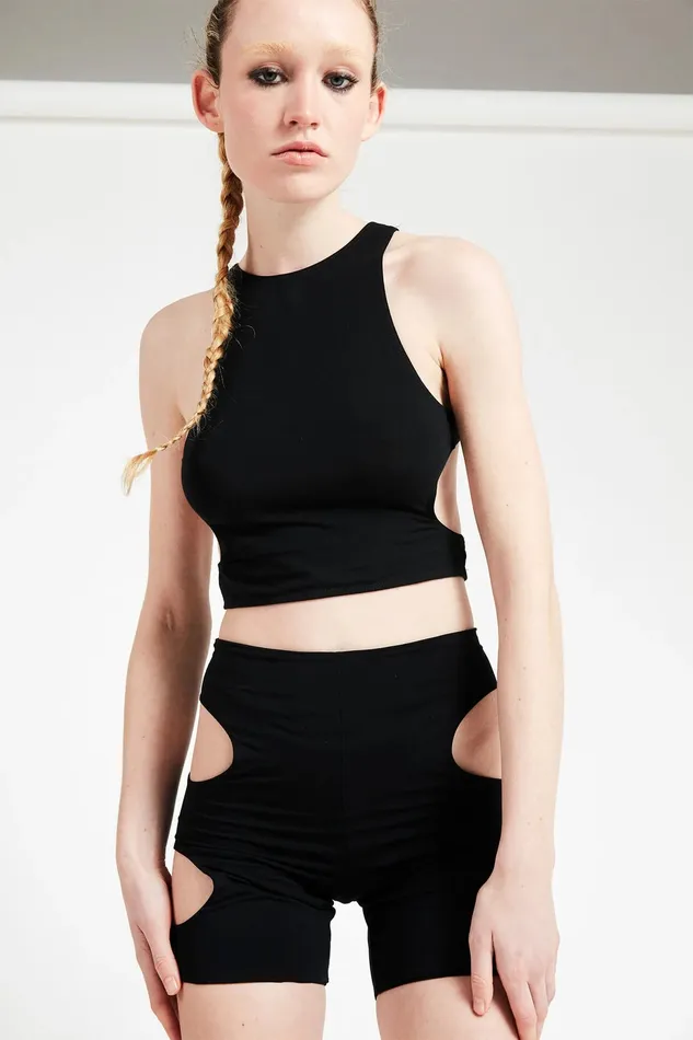 Anal Le Pop Lingerie Studio Miyagi Outerdream Unisex Top Black