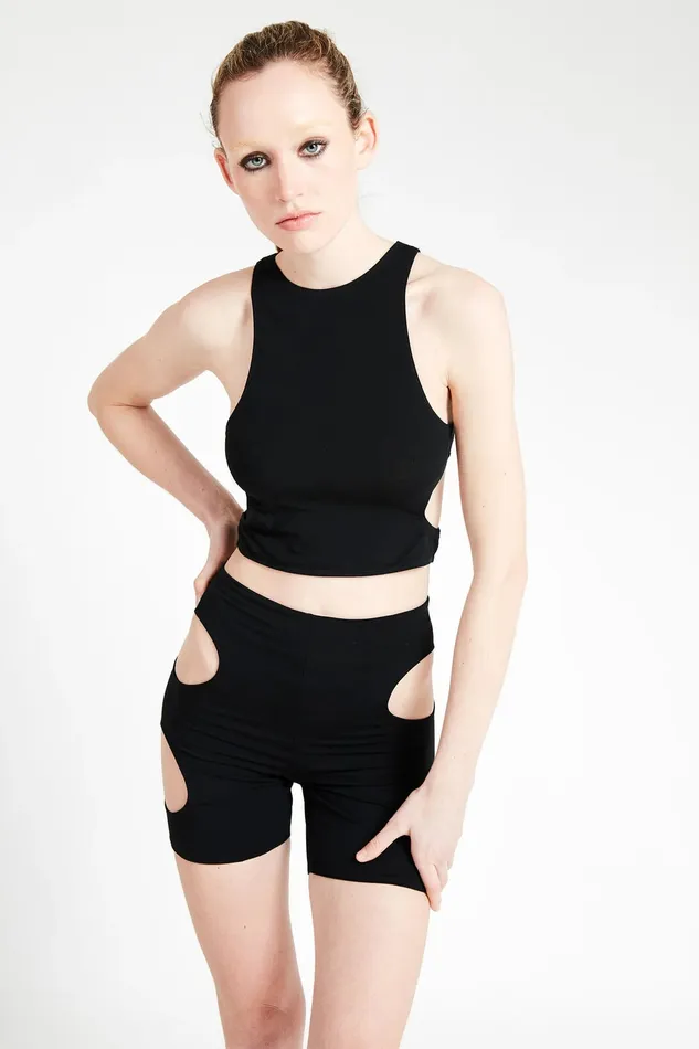 Anal Le Pop Lingerie Studio Miyagi Outerdream Unisex Top Black