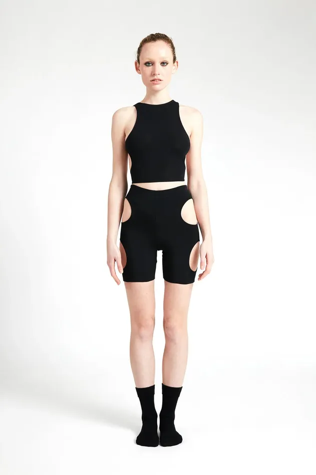Anal Le Pop Lingerie Studio Miyagi Outerdream Unisex Top Black