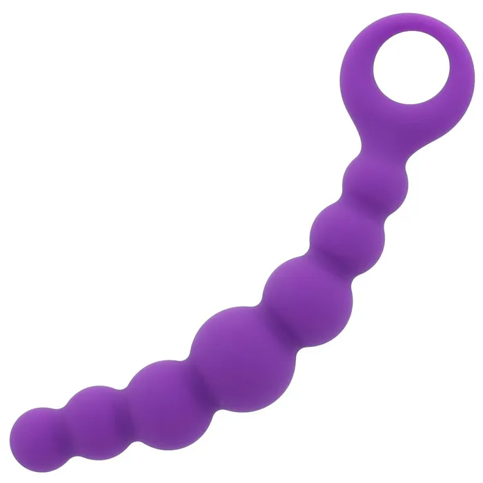 Anal Live Anal beads stimulator made of honey silicone Bubble Chain purple