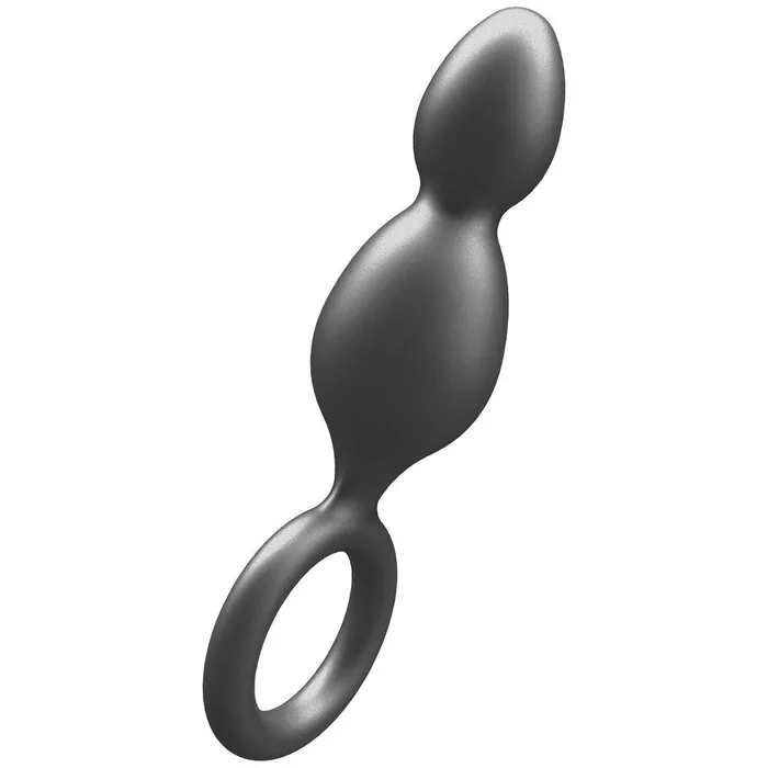 Anal Toy Joy Sex Toys ToyJoy Buttocks The Plugger Metallic Silicone Plug