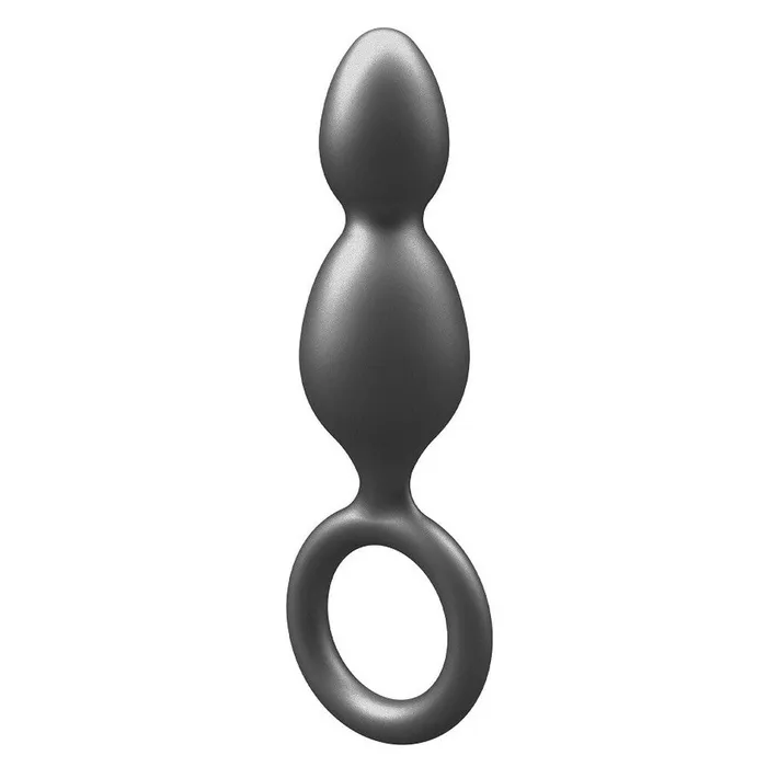Anal Toy Joy Sex Toys ToyJoy Buttocks The Plugger Metallic Silicone Plug