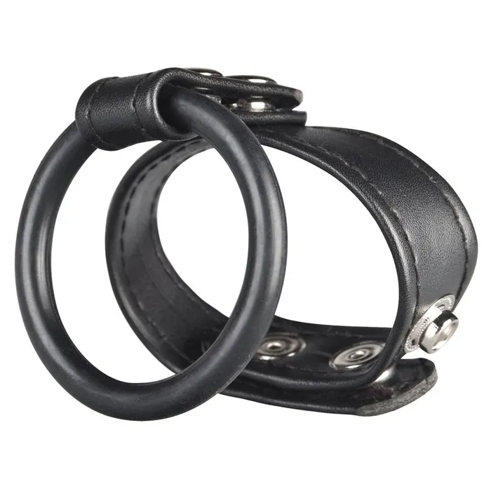 Blue Line Dual Stamina Ring Black Blue Line Anal