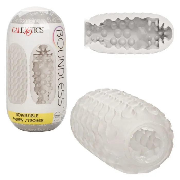 Boundless Nubby Stroker TwoFace Embossed Masturbator California Exotic Novelties Male Sex Toys