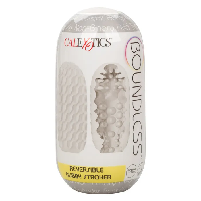 Boundless Nubby Stroker TwoFace Embossed Masturbator California Exotic Novelties Male Sex Toys