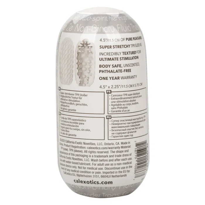 Boundless Nubby Stroker TwoFace Embossed Masturbator California Exotic Novelties Male Sex Toys
